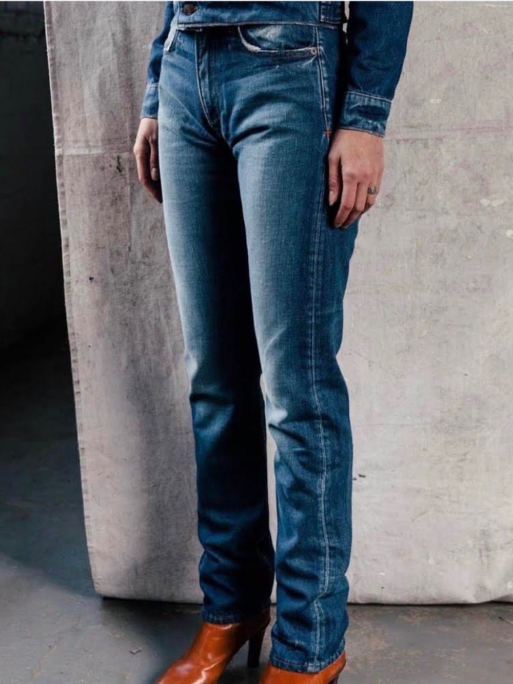 Imogene + Willie Margot High Rise Straight Leg Jeans Women's Size 33 H82